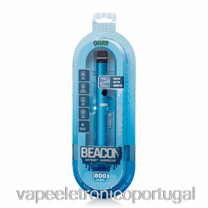 Vape Eletrônico Ooze Beacon Extract Vaporizador Azul ártico
